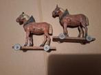 Paardjes celluloid antiek, Antiek en Kunst, Antiek | Speelgoed, Ophalen of Verzenden