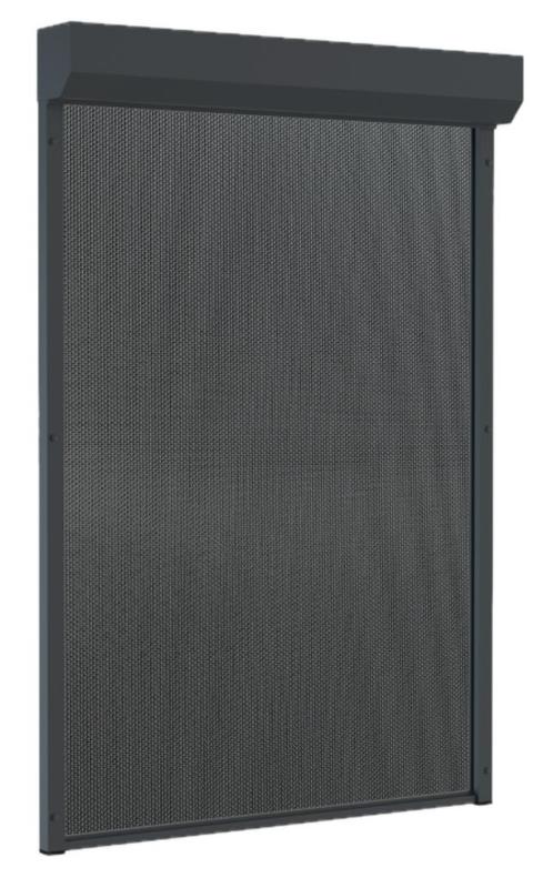 Elektrisch ritsscreen antraciet (3x) met afstandsbediening, Tuin en Terras, Zonneschermen, Nieuw, Screen, 150 tot 300 cm, Minder dan 250 cm