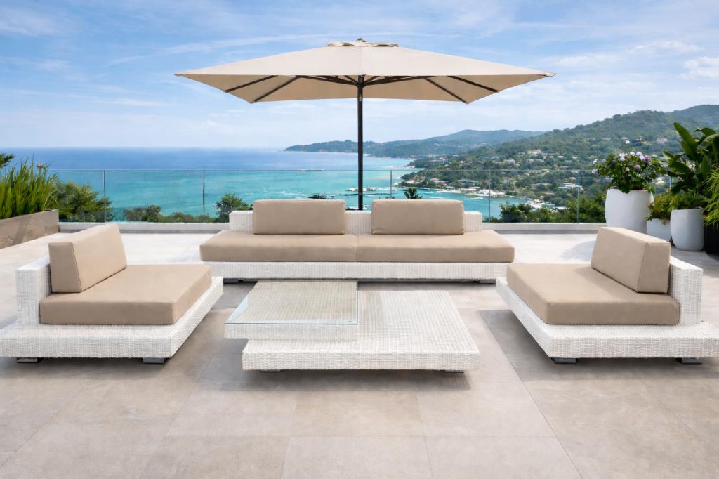 tuinset / loungeset nu tegen bodemprijs Ibiza style, Tuin en Terras, Tuinsets en Loungesets, Kunststof, Bank, Meer dan 8 zitplaatsen