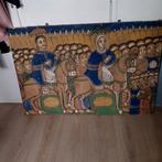 Info gezocht over dit Ethiopische werk. Wandkleed, Antiek en Kunst, Ophalen of Verzenden