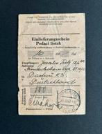 WWII Einlieferungsschein Concentratiekamp Dachau, Verzamelen, Militaria | Tweede Wereldoorlog, Ophalen of Verzenden, Landmacht