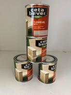 4 Blikken Ceta Bever Tuinmeubel Beits White Wash, Wit, Nieuw, Beits, Ophalen of Verzenden