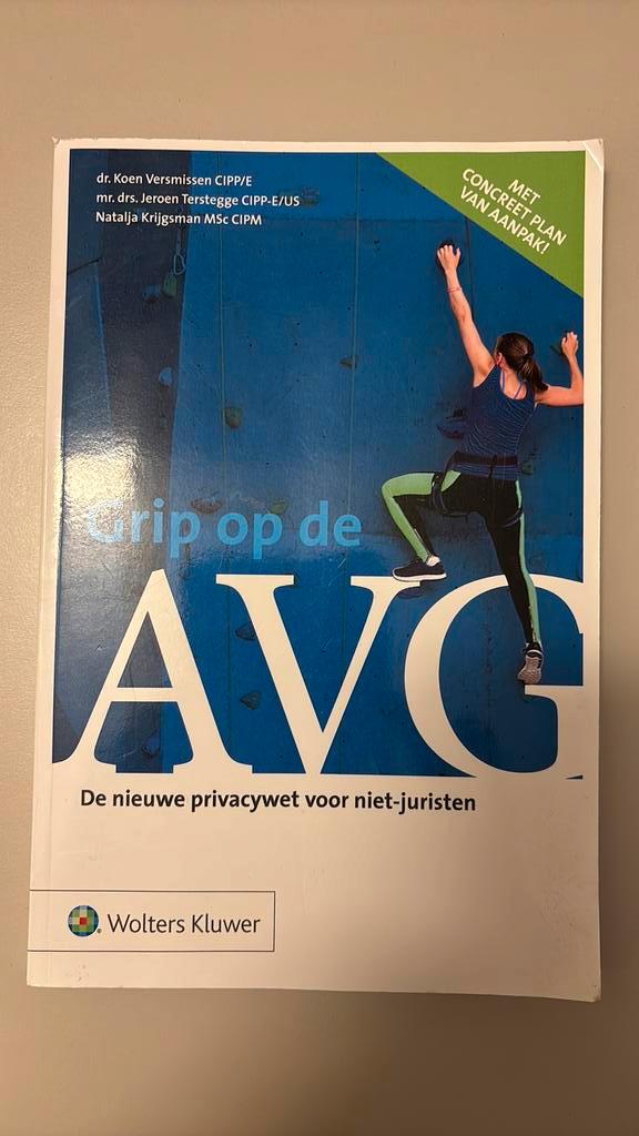 Natalja Krijgsman - Grip op de AVG, Boeken, Wetenschap, Zo goed als nieuw, Sociale wetenschap, Ophalen of Verzenden