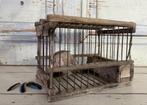Antiek Frans lokkooitje vogelkooitje met origineel kruikje, Antiek en Kunst, Ophalen of Verzenden