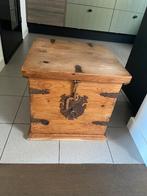 Houten kist, Ophalen, Minder dan 50 cm, Gebruikt, Teakhout