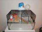 Glazen Hamsterkooi met toebehoren, Ophalen, Kooi, 60 tot 90 cm, Minder dan 75 cm