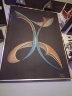 Stoffen Schilderij Abstract Design, Antiek en Kunst, Ophalen of Verzenden