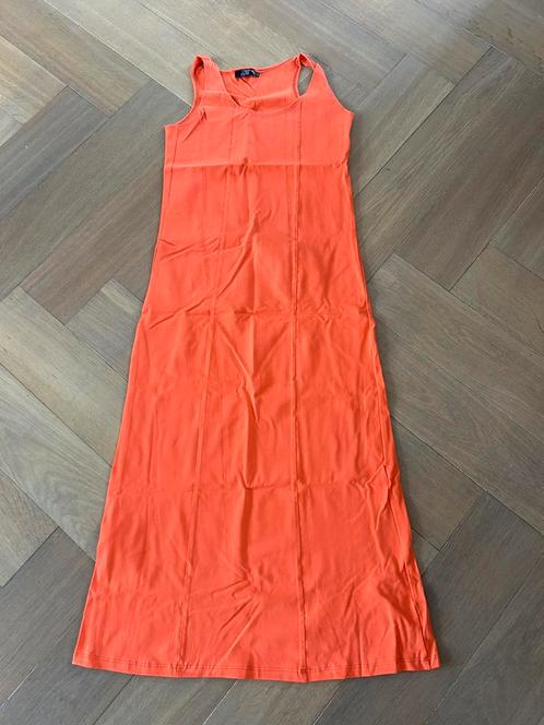 Nieuwe oranje jurk - jurken s M of L vlag, Kleding | Dames, Jurken, Nieuw, Maat 42/44 (L), Oranje, Onder de knie, Ophalen of Verzenden