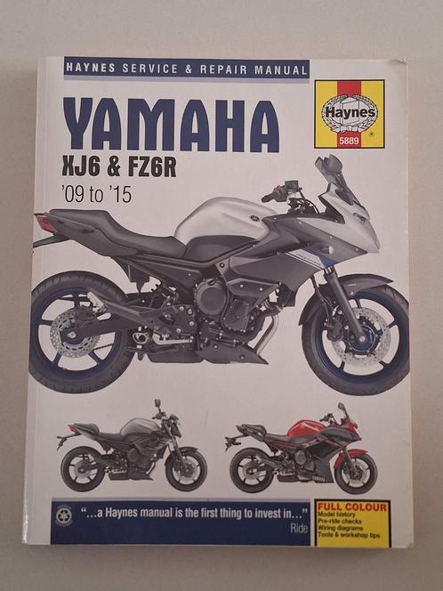 Yamaha XJ6 & FZ6R Werkplaatshandboek 2009-2015, Boeken, Motoren, Zo goed als nieuw, Merk of Model, Ophalen of Verzenden