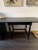 IKEA Klaptafel Bureau - Zwart, Ophalen, Zo goed als nieuw, Bureau
