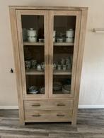 Vitrinekast buffetkast houten vitrine / buffet kast, Huis en Inrichting, Ophalen, Gebruikt, 100 tot 150 cm, 150 tot 200 cm
