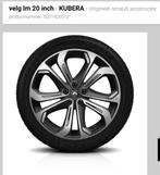 Lichtmetalen Kubera velgen renault met Michelin zomerbanden, Auto-onderdelen, Banden en Velgen, Ophalen, Gebruikt, 255 mm, Banden en Velgen