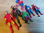 actiefiguren o.a. hulk spiderman captain america, Ophalen of Verzenden, Zo goed als nieuw