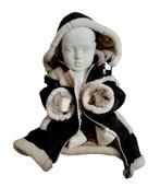 #bontjas kinder bontjasje shapenleer shearling, Ophalen of Verzenden, Zo goed als nieuw, Maat 34 (XS) of kleiner