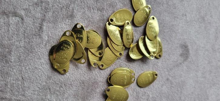 25x Cybele micro 17mm spinnerbladen kunstaas, Watersport en Boten, Hengelsport | Roofvissen, Nieuw, Overige typen, Ophalen of Verzenden