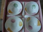 NIEUWE DESSERTSCHAALTJES/IJSCUPS MET LEPELS, Huis en Inrichting, Keuken | Servies, Nieuw, Ophalen of Verzenden, Schaal of Schalen