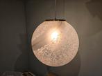 Hanglamp rond glas, Ophalen of Verzenden, Zo goed als nieuw, Glas, Minder dan 50 cm
