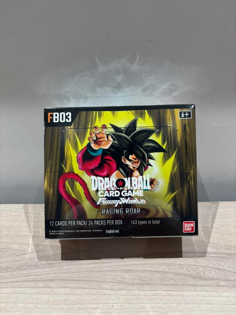 Raging Roar Booster Box Fusion World FB03 Dragon Ball, Ophalen of Verzenden, Zo goed als nieuw