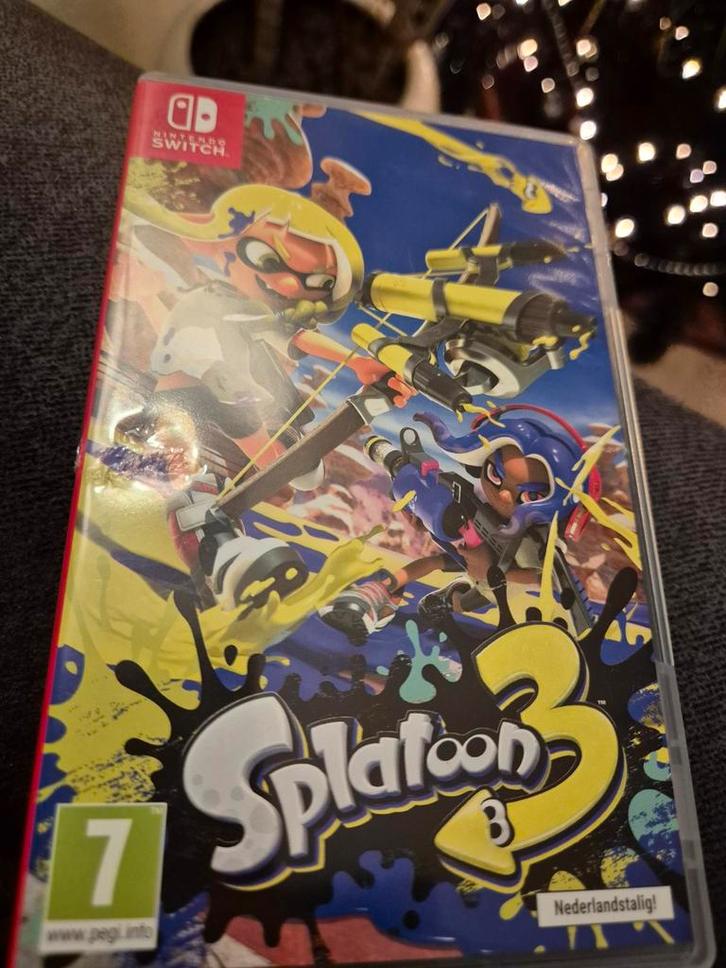 Splatoon 3 - Nintendo Switch, Spelcomputers en Games, Games | Nintendo Switch, Zo goed als nieuw, Shooter, 2 spelers, Vanaf 7 jaar