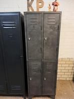 Stoere metalen industriële locker kast 4drs, Ophalen, Zo goed als nieuw
