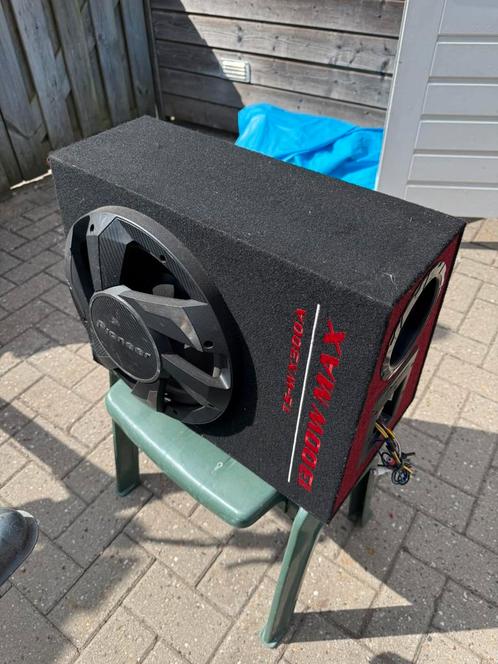 Pioneer TS-WX300A Actieve Subwoofer voor de Kofferbak, Zwart, Auto diversen, Autospeakers, Gebruikt, Ophalen of Verzenden