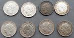 1936 tot 1944 Zilveren Dubbeltjes Munt Koningin Wilhelmina, Zilver, Ophalen of Verzenden, 10 cent, Koningin Wilhelmina
