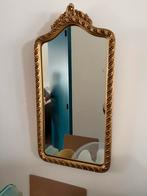 Spiegeltje antiek met goud barok, Antiek en Kunst, Antiek | Spiegels, Ophalen, Rechthoekig, Minder dan 50 cm, Minder dan 100 cm