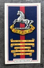Brits The King’s Regiment sigarettenplaatje, Embleem of Badge, Ophalen of Verzenden, Engeland, Landmacht