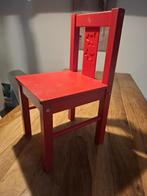 Rode Ikea kinderstoel met dieren, Ophalen of Verzenden, Gebruikt, Stoel(en)