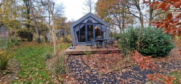 Moderne Tinyhouse te koop EuroParcs Ruinen EIGEN GROND, Caravans en Kamperen, Stacaravans, tot en met 4, Ophalen