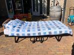 Opklapbed met beddengoed, Gebruikt, 90 cm, Ophalen of Verzenden, 200 cm