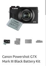 Canon G7X Mark III - Nieuw in doos !, Canon, Compact, Nieuw, Ophalen of Verzenden