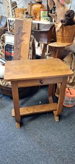 Opknapper: Vintage Houten Bijzettafel, Ophalen
