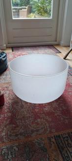 white frosted kristallen klankschaal diameter 40cm, Ophalen, Gebruikt
