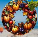 Raamhanger Krans met Kalebassen, Tuin en Terras, Tuinwanddecoratie, Ophalen of Verzenden, Nieuw