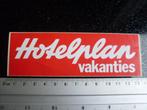 sticker hotelplan vakanties logo rood wit, Verzamelen, Bedrijf of Vereniging, Zo goed als nieuw, Verzenden