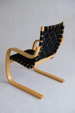 Artek set Armchair 406 fauteuil Alvar Aalto, Huis en Inrichting, Gebruikt, Twee, Zwart, Hout