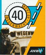 Sticker auto ANWB - Wegenwacht 40 jaar, Verzenden, Zo goed als nieuw, Overige typen