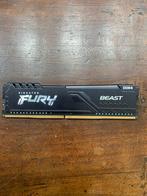 Kingston Fury Beast DDR4 KF432C16BB/8 8GB 3200Mhz, Computers en Software, RAM geheugen, DDR4, 8 GB, Ophalen of Verzenden, Zo goed als nieuw