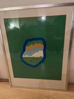 Zeefdruk Han Jansen “Gat in het landschap”, Antiek en Kunst, Kunst | Litho's en Zeefdrukken, Ophalen of Verzenden