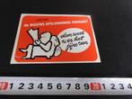 sticker krant nieuwe apeldoornse courant dan weet u er het f, Ophalen, Zo goed als nieuw