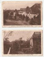 2 ansichtkaarten Borculo 1925 cycloon stormramp, Gelderland, 1920 tot 1940, Verzenden