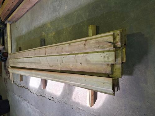 Rabatdelen geimpregneerd, Doe-het-zelf en Verbouw, Hout en Planken, Zo goed als nieuw, Plank, Overige houtsoorten, 300 cm of meer