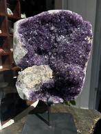Amethist AA+ op emaille standaard 50% korting, Verzamelen, Mineralen en Fossielen, Ophalen of Verzenden, Mineraal