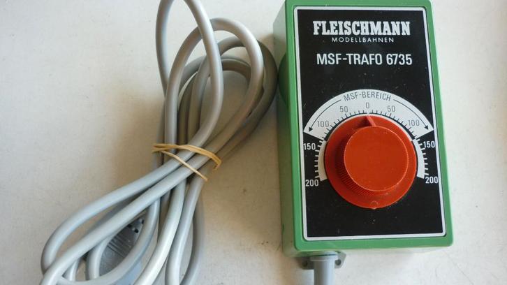 Fleischmann 6735 MSF transformator, Hobby en Vrije tijd, Modeltreinen | H0, Gebruikt, Transformator of Voeding, Gelijkstroom, Fleischmann