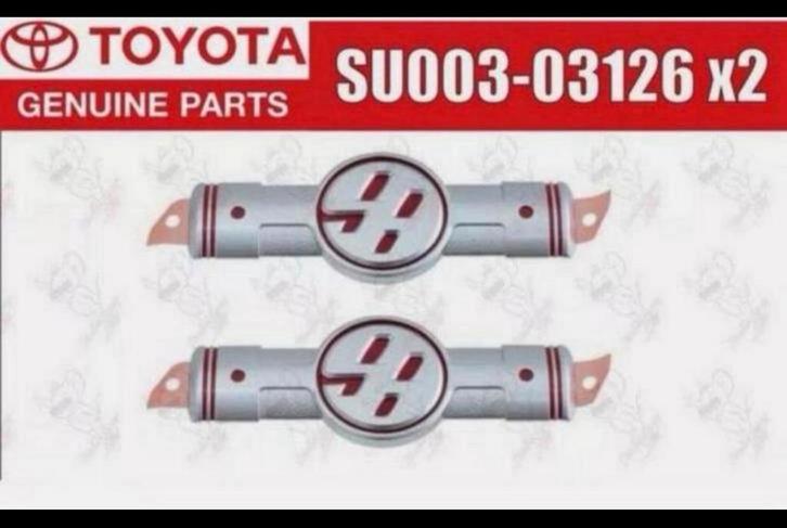 Set 2 origineel Toyota badge embleem GT-86 GT86 SU003-03126, Auto diversen, Autostickers, Ophalen of Verzenden