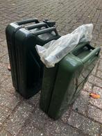 2x Metalen Jerrycan 20L + Schenktuit, Ophalen, Gebruikt