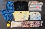 Meisjes kledingpakket mt 146/152 broek crop top, T-shirt, Ophalen of Verzenden, Zo goed als nieuw, Maat 146