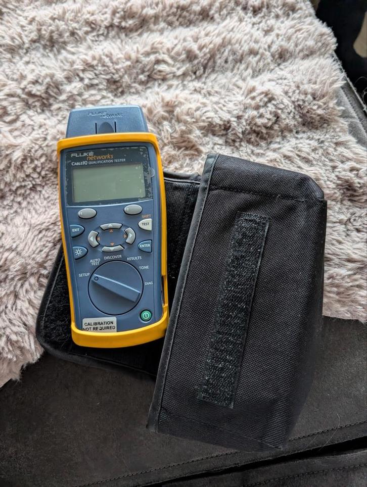 Fluke Networks CableIQ Qualification Tester, Doe-het-zelf en Verbouw, Meetapparatuur, Zo goed als nieuw, Ophalen of Verzenden
