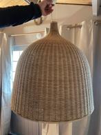 Rieten hanglamp, Huis en Inrichting, Lampen | Hanglampen, Ophalen of Verzenden, Zo goed als nieuw, 50 tot 75 cm